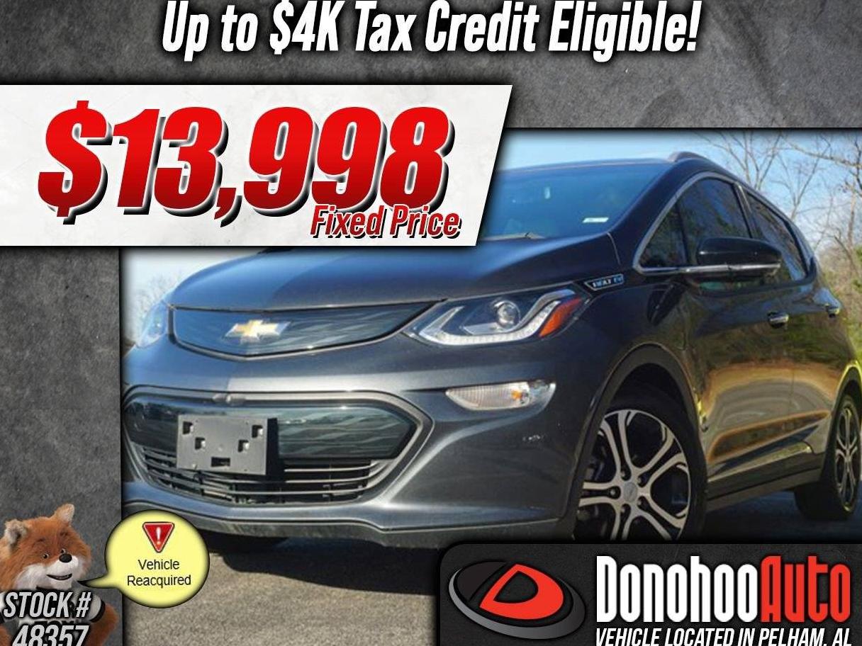 CHEVROLET BOLT EV 2017 1G1FX6S01H4187431 image